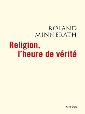 cover image of Religion, l'heure de vérité